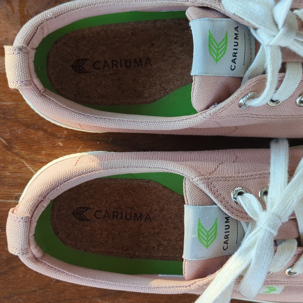 Cariuma OCA Rose Canvas Sneakers, Women's 9 - Picture 2 of 7